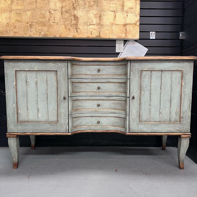 John Richard Blue/Gold Buffet 59x18x36