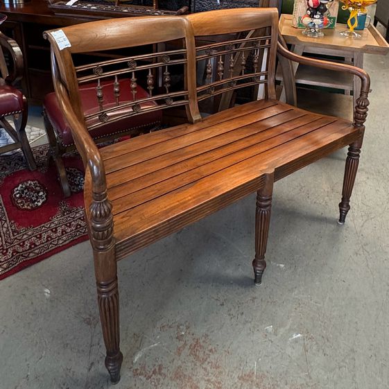 Arhaus Wooden Accent Bench 43x23x33