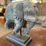 Vintage XL Elephant Sculpture 18.5"H