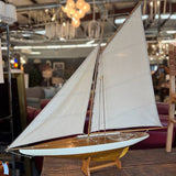 XL Model Boat W/Stand 43x6x42