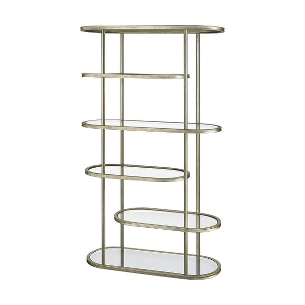 Dimond Home Stacked Gold Leaf Bookcase 42x16x71