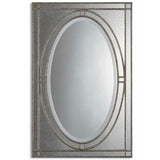 PAIR Uttermost 08055 Earnestine Galvanized Bronze Mirrors 29x44