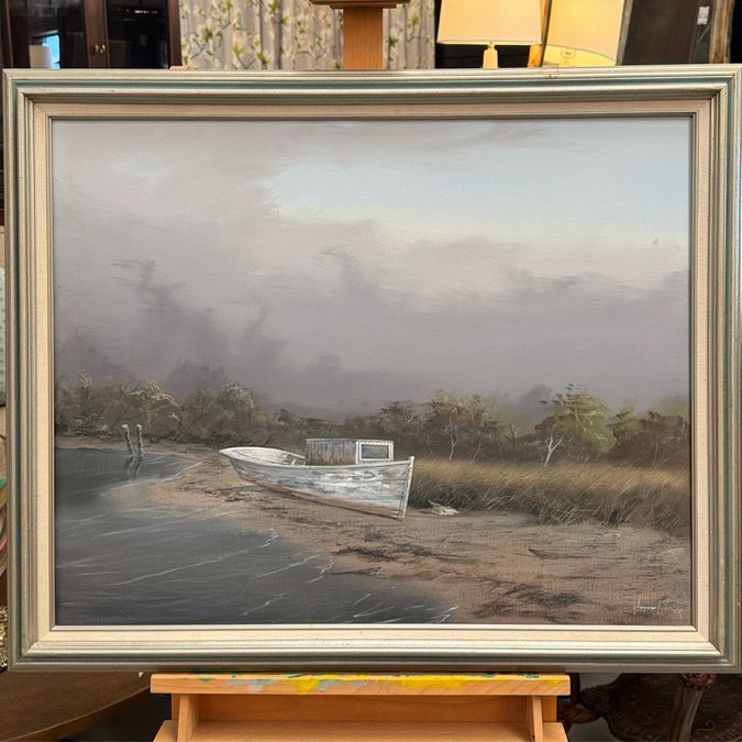 Signed Original Painting "Voyage" 34x28