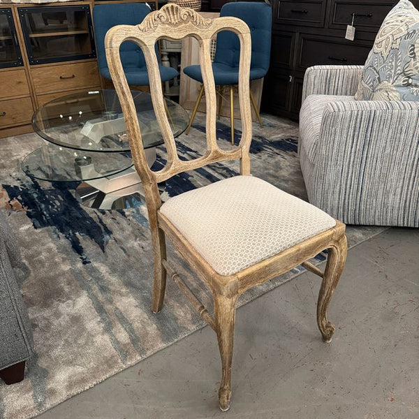 French Side Chair W/Upholstered Seat 16x17x36
