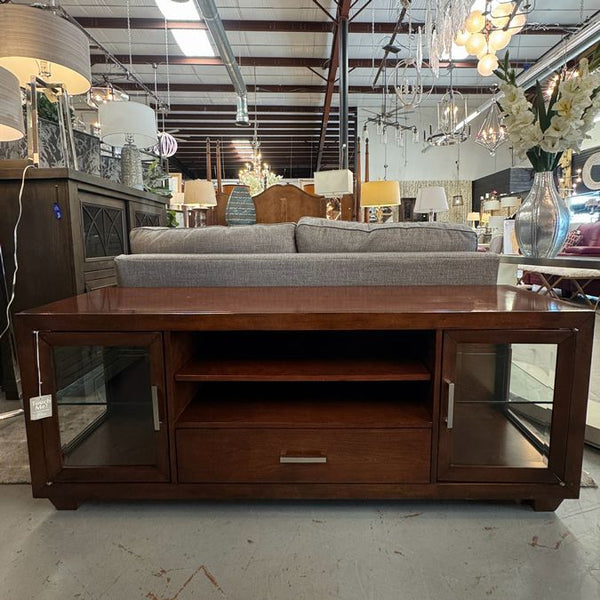 Havertys Lighted Entertainment Console 66x18x26
