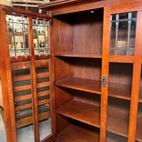 Vintage Arts & Crafts Stickley Style Bookcase 49.5x19x62