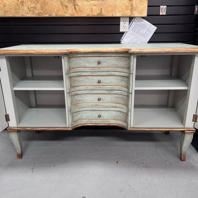 John Richard Blue/Gold Buffet 59x18x36