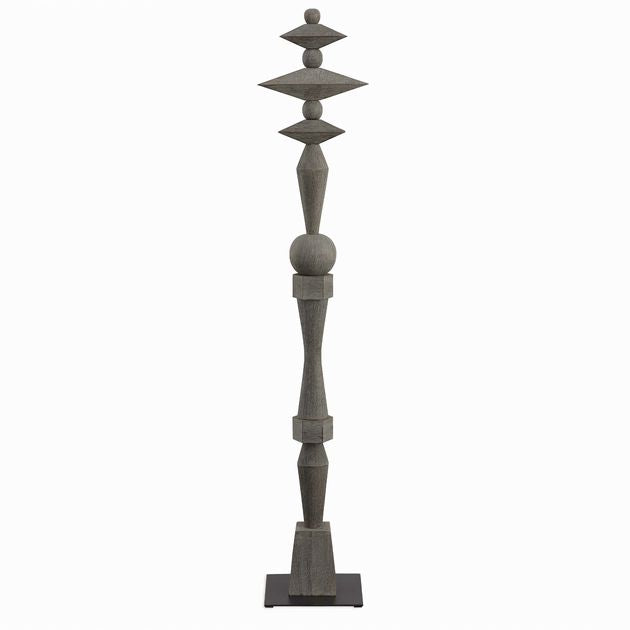 Uttermost Lineage Totem Sculpture 12x12x72