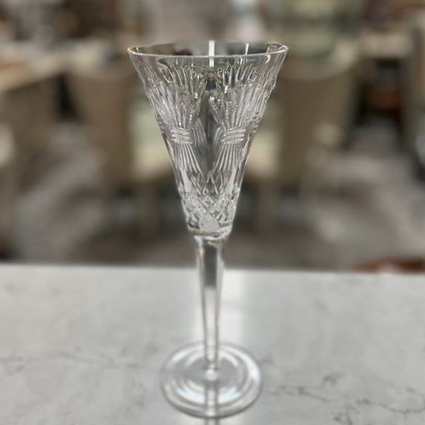 Waterford Millennium Champagne Flute 9.5"H