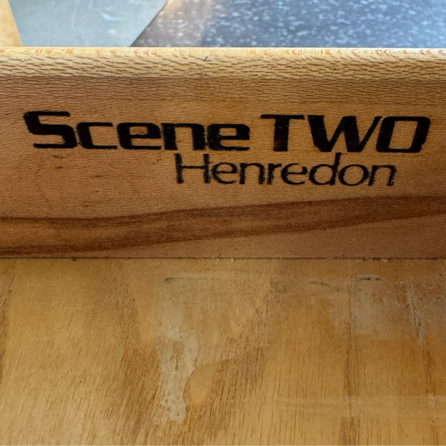 Henredon Scene 2 Burled Olive Wood Executive Desk 70x34x30