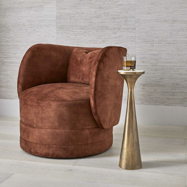 Uttermost Sanctuary Copper Swivel Chair 31x32x30