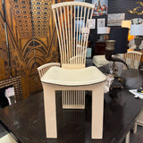SET/4 Pietro Costantini Postmodern Dining Chairs 18x18x41