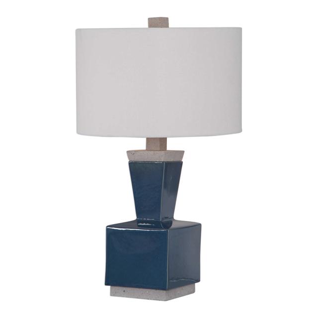 Uttermost Jorris Blue Table Lamp 27"